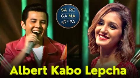 Albert Kabo Lepcha Latest Performance Saregamapa Albert New Song