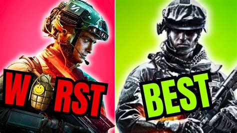 I Ranked Every Battlefield Game From Worst To Best Youtube