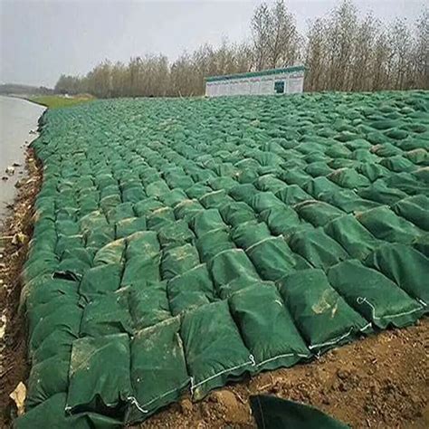 Pet Pp Non Woven Geotextile Geobags Sandbag Price Coastal Protection