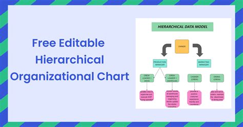 Free Editable Hierarchical Organizational Chart Examples | EdrawMax Online