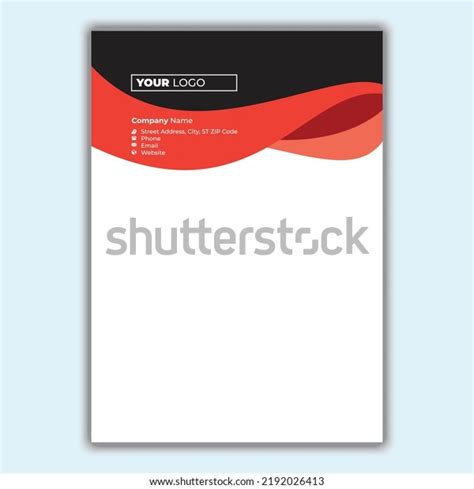 Professional Business Letterhead Vector Design Stock Vector (Royalty ...