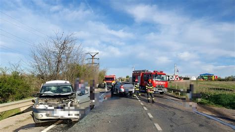 Trafic blocat pe DN6 la ieșire din Roșiori de Vede Info Trafic Romania