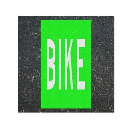 NTSigns Crown Tuff Mark Preformed Thermoplastic Bike Lane Contrasting