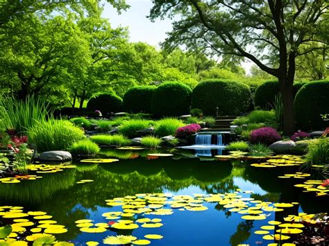 Oásis Aquático Jardim de Plantas Submersas