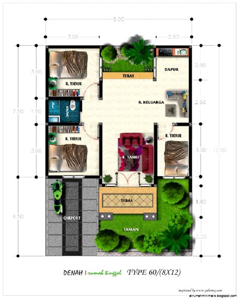 24 INFO CONTOH DESAIN RUMAH TYPE 80 TEMPLATE