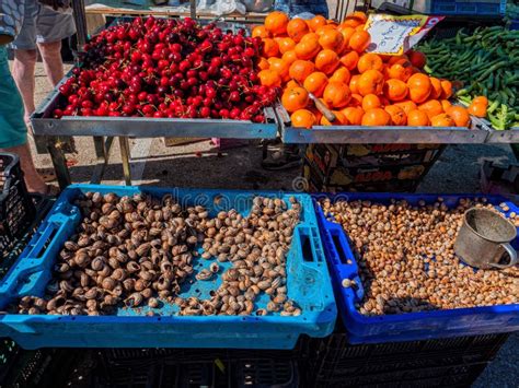 Frutas E Legumes Frescas Mercado Aciganado De Estoi O Algarve