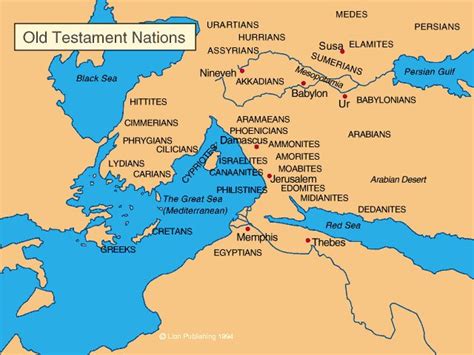 Old Testament Maps Abraham Old Testament Nations Bible Maps Bible