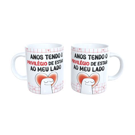 CANECA PERSONALIZADA Flork Namorados 8 Dedicarte Artesanato