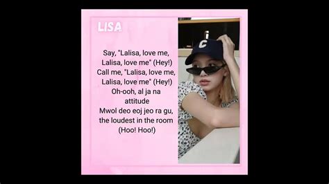 Lisa Lalisa Easy Lyrics Youtube