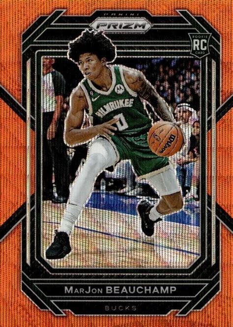 Marjon Beauchamp Prizm Orange Wave Price Guide Sports Card