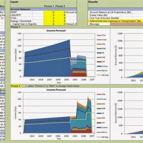 Retirement Calculator Spreadsheet Template Spreadsheet Downloa