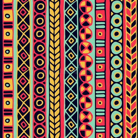 Ethnicity Seamless Pattern Boho Style Ethnic Wallpaper Tribal Art