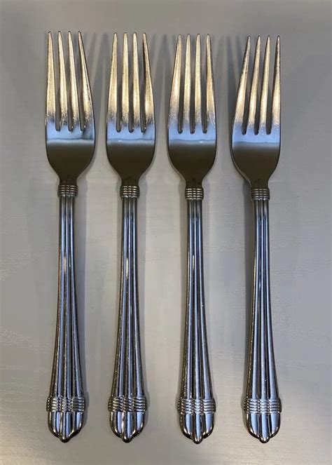 Hampton Silversmiths Odyssey Glossy Stainless Dinner Forks Korea