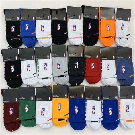 NBA Team Engrosado Toalla Calcetines Profesionales Elite Ocio Deportes