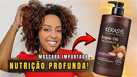 Resenha Completa M Scara Argan Oil Kerasys Em Cabelos Cacheados Vale