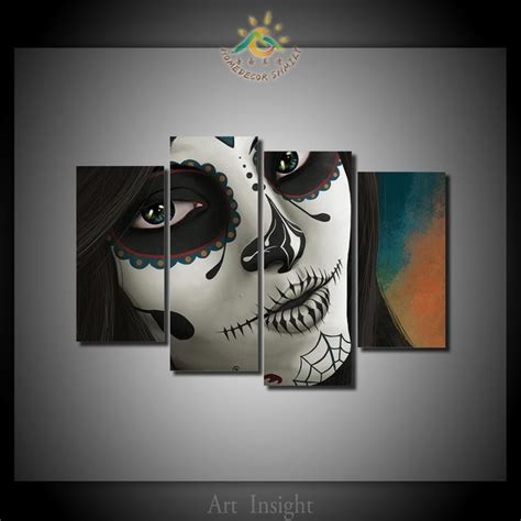 Skull Painting On Canvas at PaintingValley.com | Explore collection of Skull Painting On Canvas