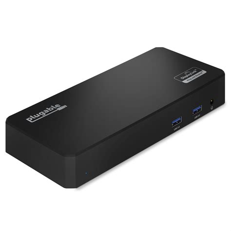 Plugable USB C Triple Display Docking Station With Laptop Charging