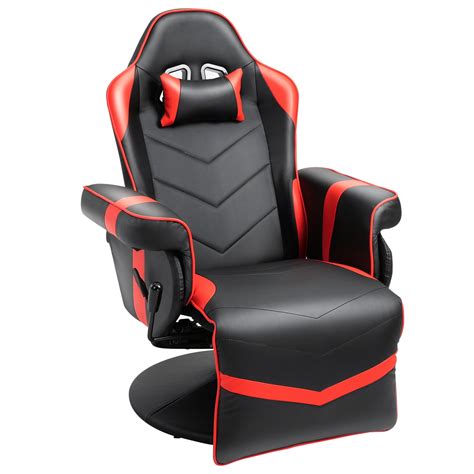 Vinsetto Computer Vedio Gaming Sofa Chair Swivel Racing For Gamer Home