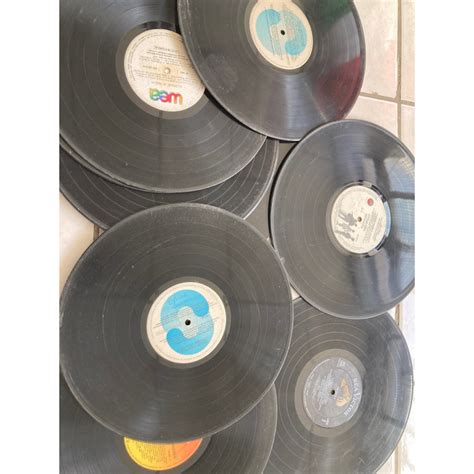 Lote Discos De Vinil Para Artesanato Decora O E Enfeite Nao