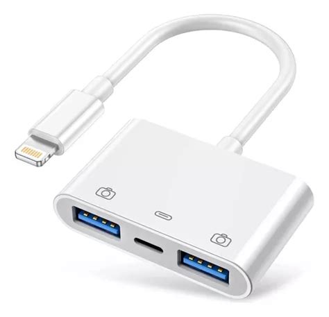 Adaptador Lightning A Usb Para Iphone Ipad 3 En 1 Cuotas Sin Interés