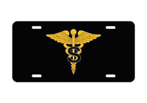 US Army Division Medical Specialist Corps Emblem Aluminum Etsy