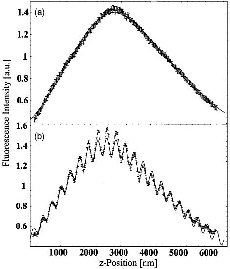 A Bars F Luorescence Signal When The Molecule Is Scanned In The Z