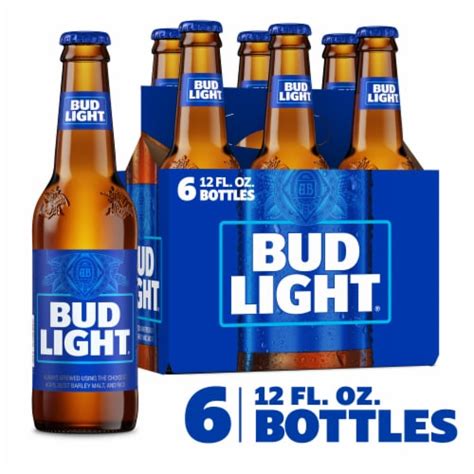 Bud Light Lager Beer, 6 pk / 12 fl oz - QFC