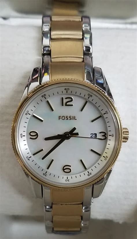 Fossil Women S Mother Of Pearl Dial Watch Outlet Bellvalefarms