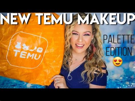 TEMU MAKEUP HAUL 2023 ALL PALETTES 100 Coupon Bundle YouTube