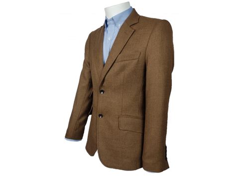 Americana De Hombre En Tweed Color Marr N