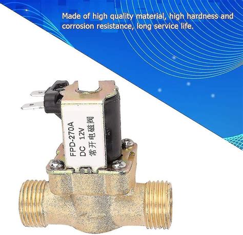 G Solenoid Valve V V Brass Normally Open Solenoid Valve