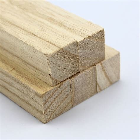 Paulownia Wood Chamfer Strips Batten Board Sawn Timber Strip