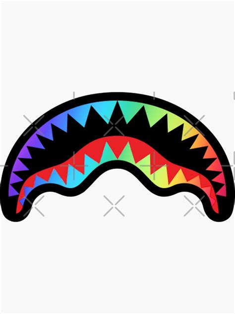 6ix9ine Shark Colorful Teeth Style Sticker For Sale By Nishad4