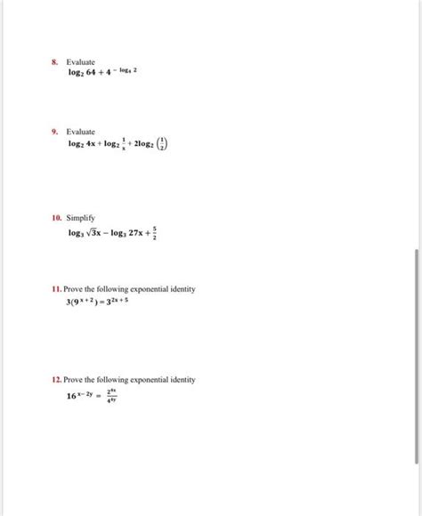 Solved Simplify Log V Y Log X Log Vx Logz Y Chegg