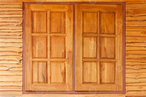 Teak Wood Window Frame 8317505 Stock Photo At Vecteezy