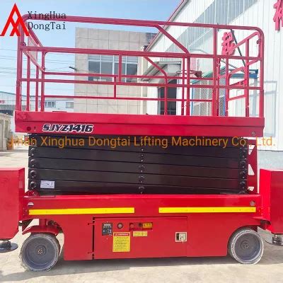 Ce Iso Approved Automotive Scissor Car Lift Table Self Propelled