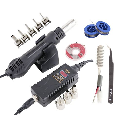 Hot Air Gun Rework Soldering Station Digital Hair Dryer For Soldering V Heat Gun Welding