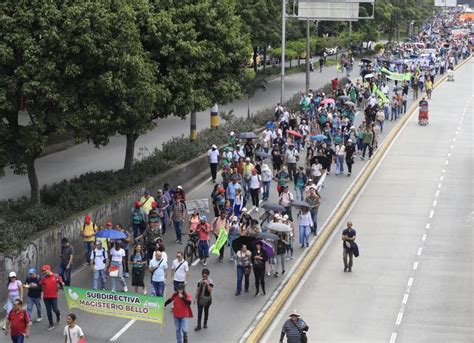 Así transcurrieron las marchas del 21N en Medellín