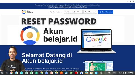 Cara Mudah Reset Password Akun Belajar Id Terbaru Di Chromebook YouTube