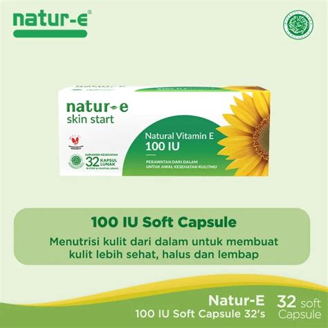 Jual Ready Stok Natur E Skin Start Natural Vitamin E Iu Soft