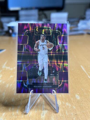 Panini Select Keldon Johnson Concourse Purple Flash Prizm