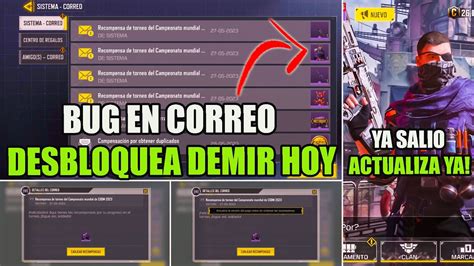 BUG BUZÓN CONSIGUE SKIN DEMIR HOY SALE ACTUALIZACIÓN Y CONSEGUIMOS