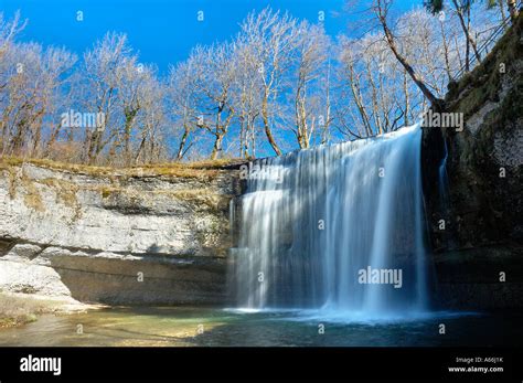 The Saut De La Forge Waterfall In The Chain Of Falls On The Herrison