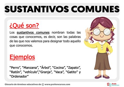 Sustantivos Comunes