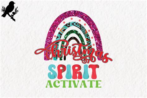 Christmas Spirit Activate Sublimation Graphic By Aspirefhd Creative