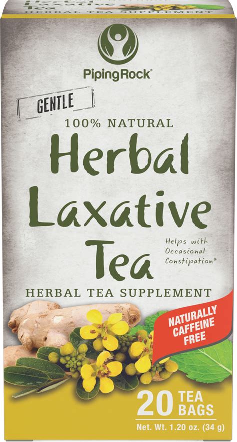 Herbal Laxative Tea 20 Tea Bags Nutrition Express By Pipingrock