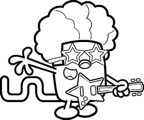 Wubbzy Rockstar Para Colorir Imprimir E Desenhar Colorir Me