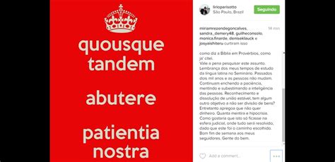 Foto Lírio Parisotto usou sua conta de Instagram para rebater denúncia