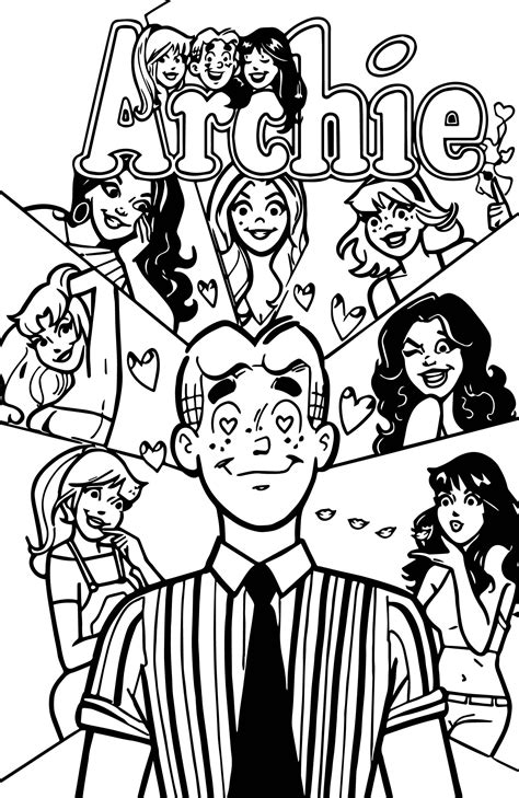 Cool Archie Comics All Girls Love Coloring Page Love Coloring Pages