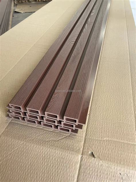 Exterior Cladding Wood Grain Wpc Wall Pvc Decorative Wall Panel Outdoor